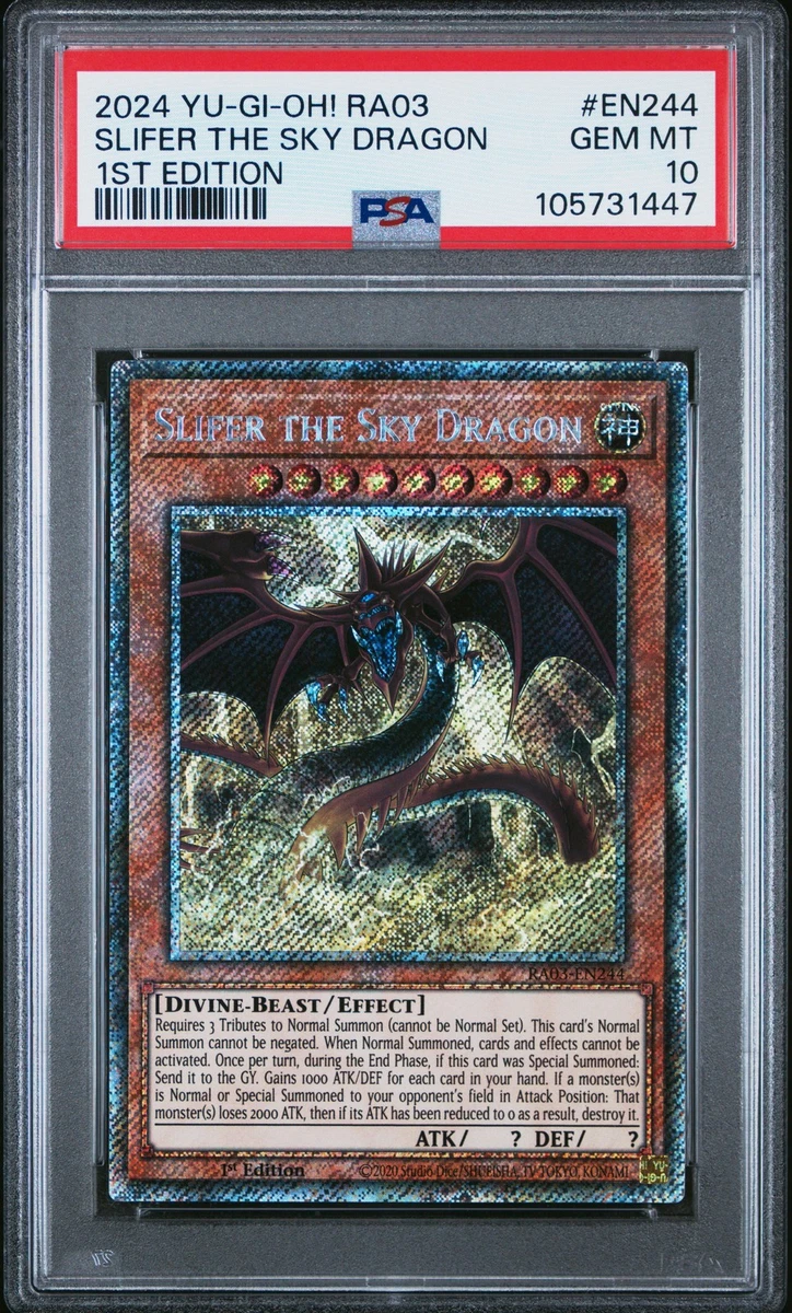 Slifer The Sky Dragon Yu-Gi-Oh! TCG Professional Sports