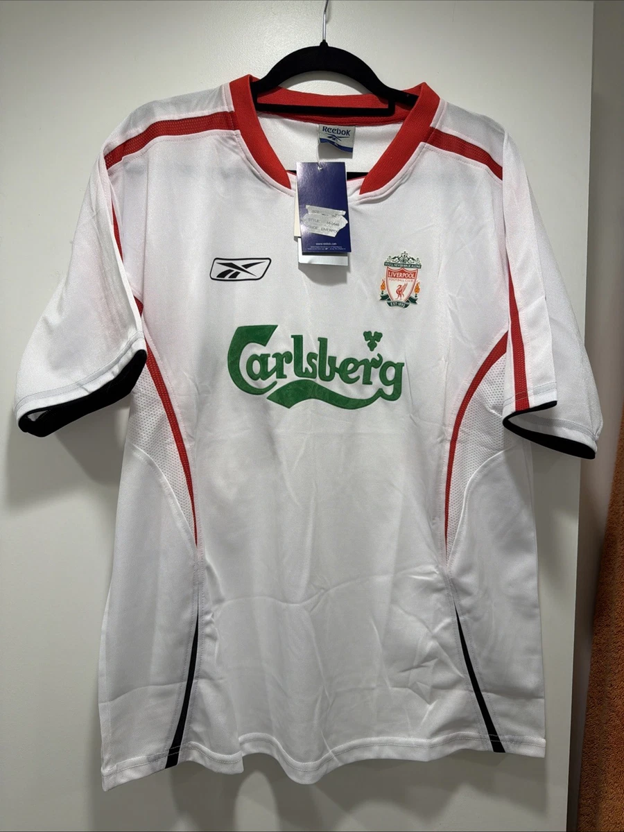 Reebok Liverpool White International Club Soccer Fan Apparel and