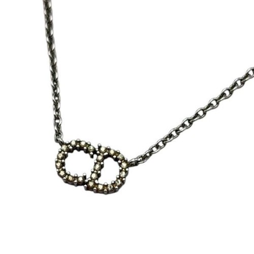 Dior Clair D Lune Dee Rhinestone Necklace W4 Used