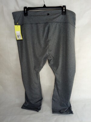 All In Motion gray Yoga Pants Athletic Stretch Knit Womens Plus Size 2X New