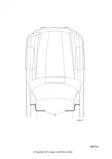 Jaguar XJS Seat Harness LHF3510BA Genuine