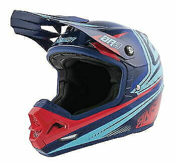 Answer AR-3 Charge Helmet Indigo Bright Red Large Size MX ATV Offroad LG - Picture 1 of 6