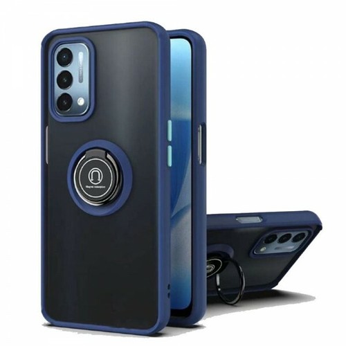 TPU Case w/Magnetic Ring Matte Clear Shockproof Case for OnePlus Nord N200 5G - Picture 2 of 10