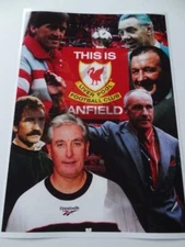 LIVERPOOL FC LEGENDS BILL SHANKLY BOB PAISLEY JOE FAGAN KENNY DALGLISH ROY EVANS