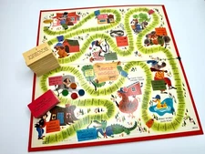 Vintage 1961 Milton Bradley Co  4817Uncle Wiggily Board Game w/Original Box