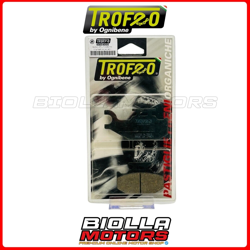 Pastiglie Freno Anteriori Trofeo Suzuki Lt-a F King Quad Auto 400 2011 - Immagine 1