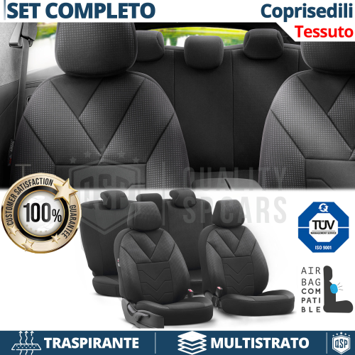 COPRISEDILI per Ford Ka in Tessuto COMPLETI Anteriori + Posteriori TÜV - Foto 1 di 13