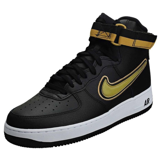 nike air force black and gold