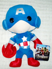 Captain America Marvel Universe 8" plush toy, age 5 , Original Funko