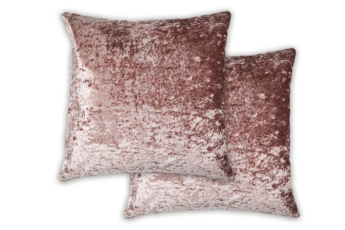 Cushion Covers Throw Velvet Sofa Pillow Cases - 17"x17" Inch Crushed Velvet - Picture 6 of 13
