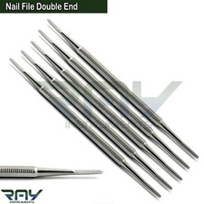 Manicure Pedicure Ingrown Toe Nail File Double End Chiropody Podiatry Tools CE