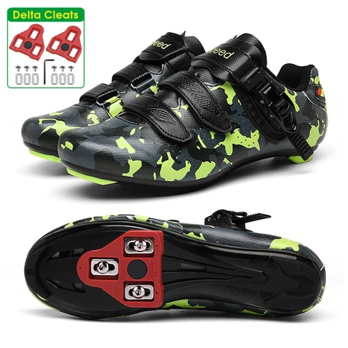 MTB Schuhe Außen Rennen Rennrad Mit SPD Stollenschuhe Herren Mountainbike Schuhe - Bild 22 von 38
