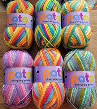 Cygnet Pato Everyday Prints - DK Knitting Wool Yarn - 12 colours  Baby Cardigan