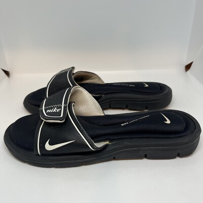 Nike Comfort Footbed Women's Size Black Flat Slip On Slide