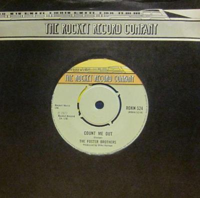 Foster Brothers(7'' Vinyl)Count Me Out-The Rocket Record-ROKN 524-UK-197-VG/Ex