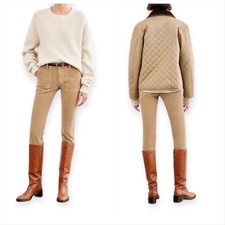 NILI LOTAN Jenna Pants in Corduroy, Color Khaki, Size 8, New with tags