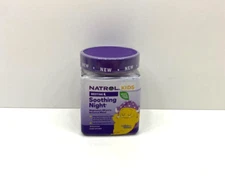 NEW Natrol Kids Bedtime Soothing Night Magnesium B6 Botanical Gummies 2026