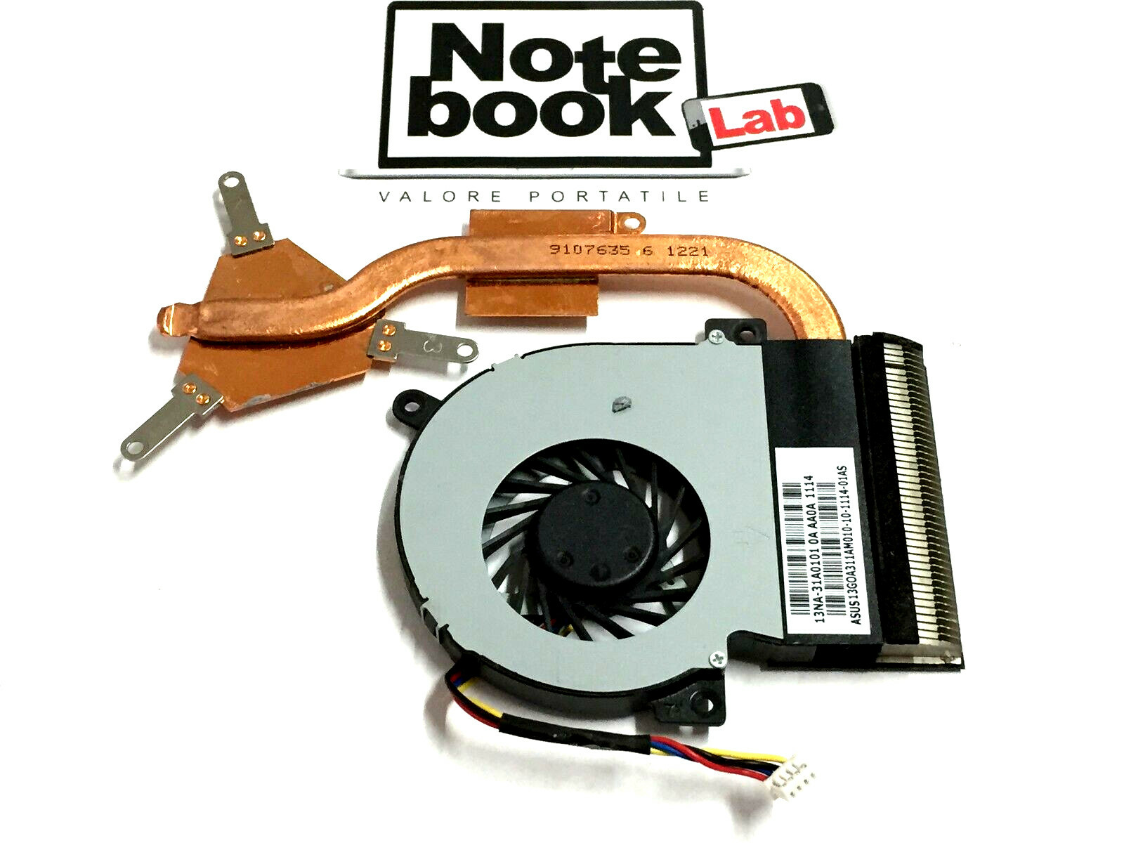 Asus EEEPC Eee Pc 1215T Dissipatore Ventola AB05105HX 13NA-31A0101 13GOA311AM010