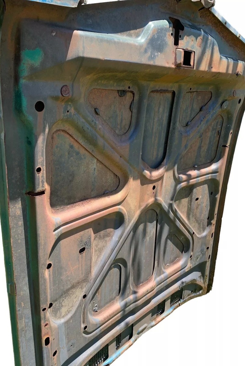 【KOOLOSET】Vintage Domino Brushed Hood OEM Preowned Blue 1971 1972 Oldsmobile Cutlass Hood & Chrome