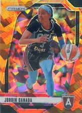 2024 Panini Prizm WNBA JORDIN CANADA #91 ORANGE ICE PRIZM DREAM
