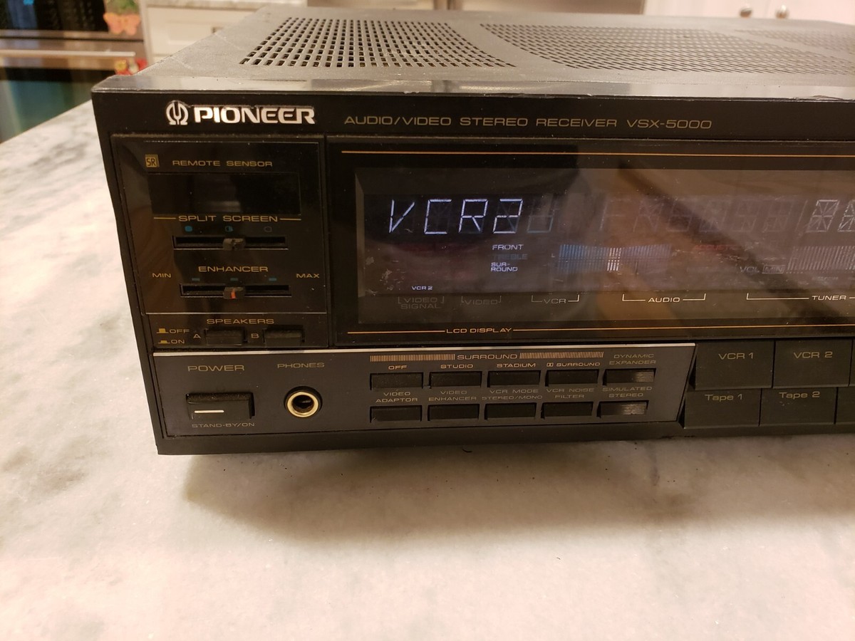 【廃盤品・動作OK】SWR STEREO 800 パワーアンプ ヴィンテージ品 Vintage 1986 Pioneer VSX-5000 Stereo Receiver 100 WPC Only 0.005