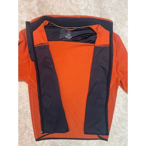 Timberland Fleece Jacket Men's 2XL Full Zip Gorpcore Outdoor Warm Casual Orange - Picture 5 of 11