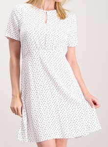 1940s polka dot tea dress