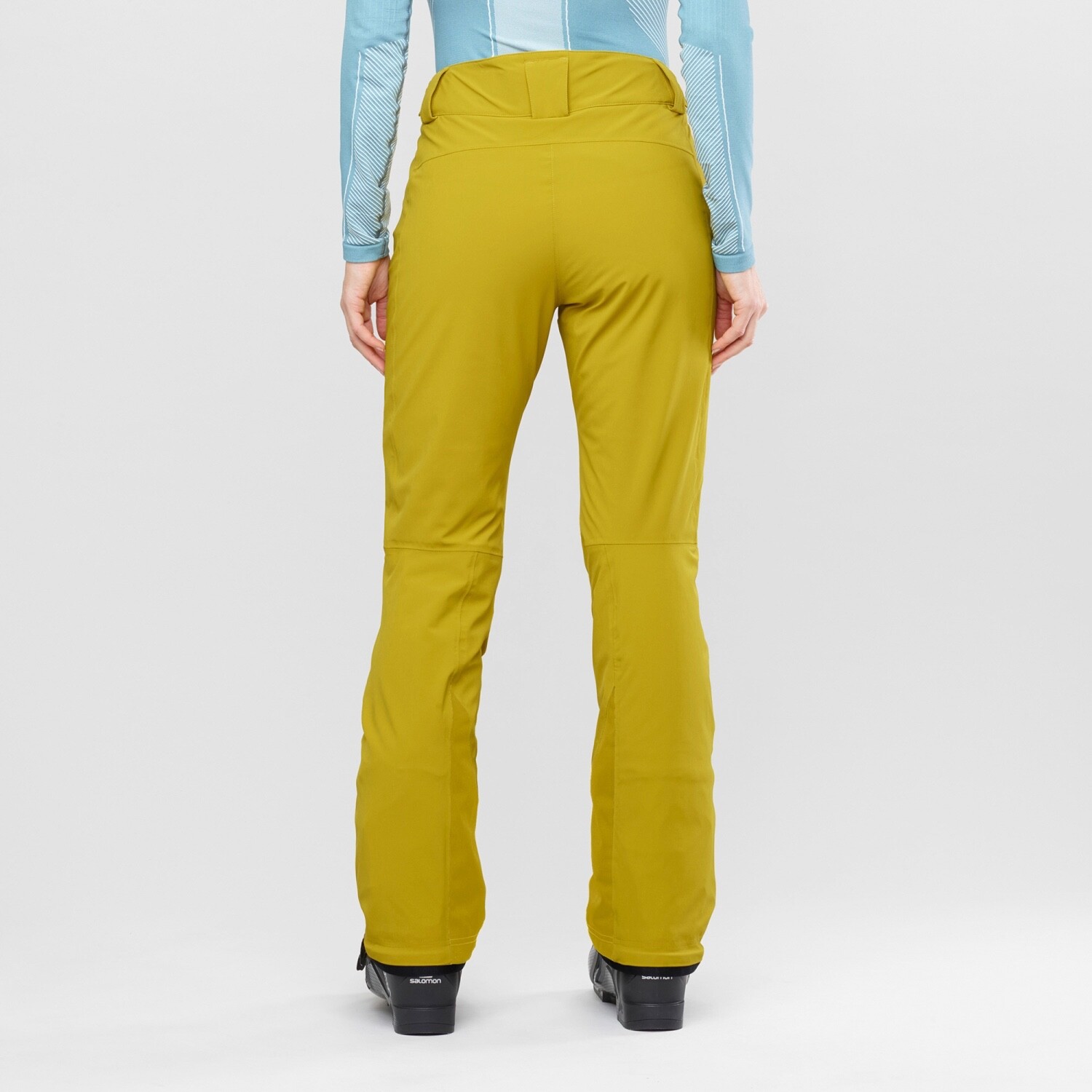 Salomon Pantaloni da Sci Donna Impermeabili Shell Icemania Bavaglino Pantaloni da Neve Taglia M L XL