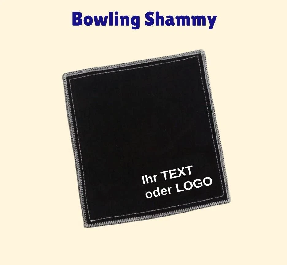 Custom Bowling Leather Shammy With Your Logo, Personalised Bowling - Image 2 of 4