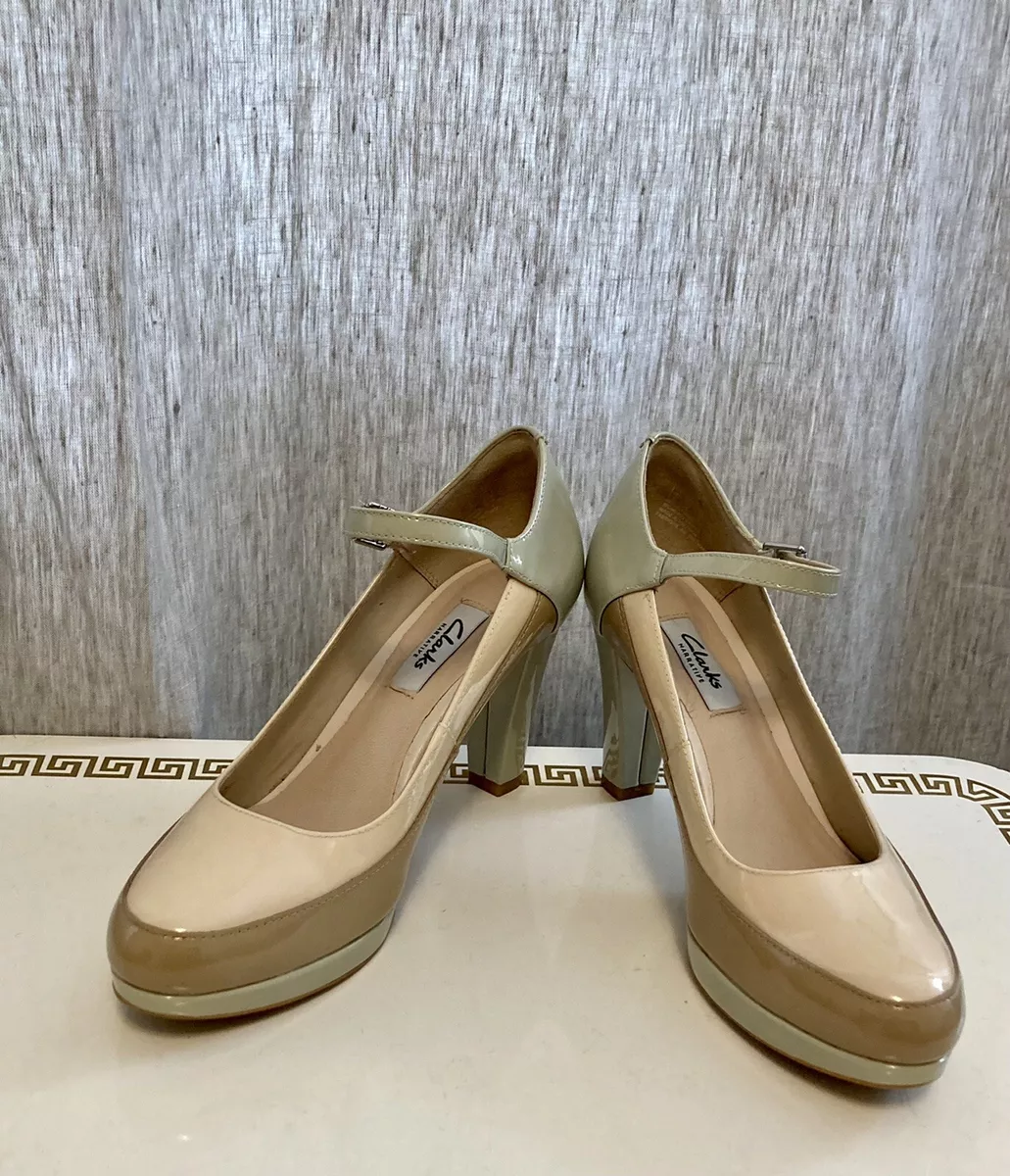 Clarks strap deals shoes
