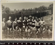 Pretty Beautiful girls in wet t-shirts on the beach Girls in bikini Old photo