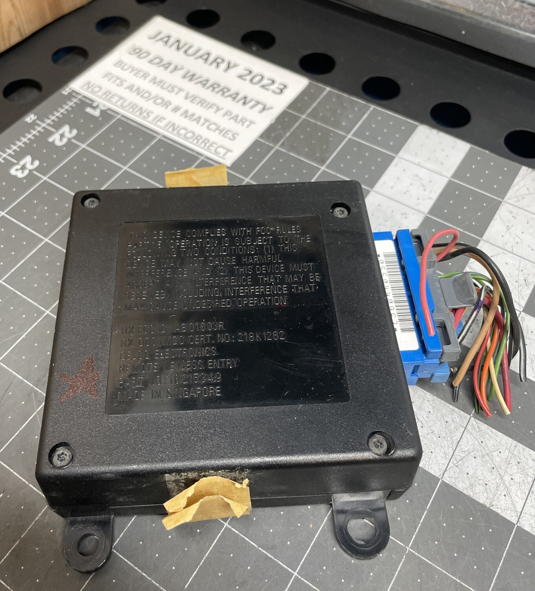 1993 1995 Cadillac DeVille Keyless Door Entry Control Module