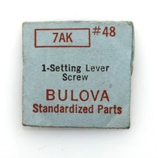 Bulova Setting Lever Screw for 7AK Part # 48