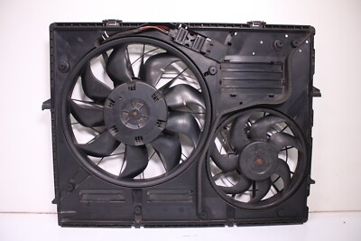 Porsche 955 957 Cayenne (2003-2010) OEM Radiator Fans with Shroud | eBay