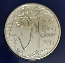 2017 King Canute BU £5 coin - Five Pound - Brilliant Uncirculated, Certified