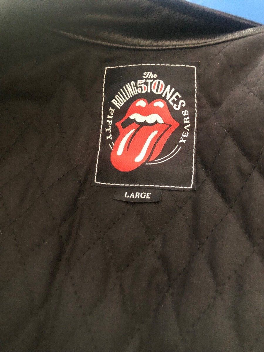 Rolling Stones 50 Years Limited Edition 90/500 Bike Leather Jacket