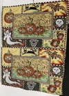 Set of 2 Same Tapestry Placemats,13" x 19", HALLOWEEN THEME PATCHWORK, HC