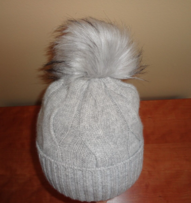 NWOT Cashmere Pom-Pom Beanie NWOT Cashmere Pom-Pom Beanie - avconcontrols.com main image 3