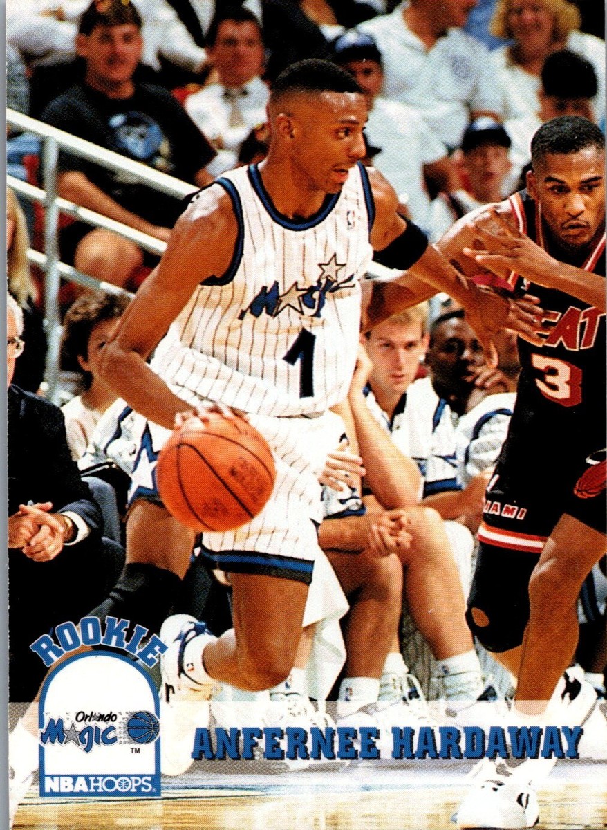 1993-94 NBA Hoops Anfernee Hardaway Rookie Card #380 Orlando Magic