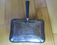 Sheffield Silent Butler Silver Plate 269 Unicorns Coat of Arms Vintage