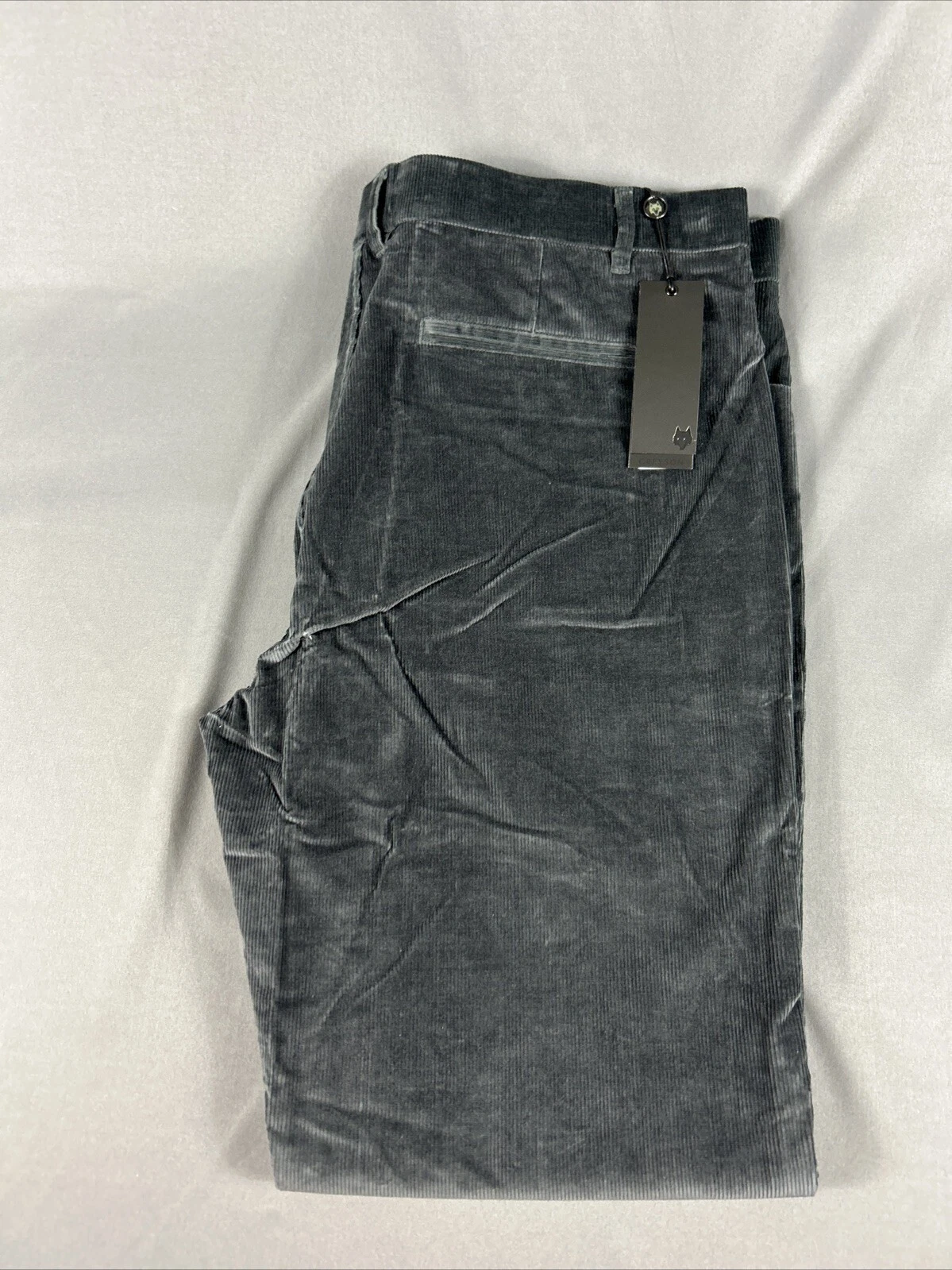 Greyson Golf Pants Appaloosa Corduroy 40 x 32 Matterhorn Gray NWT MSRP $198