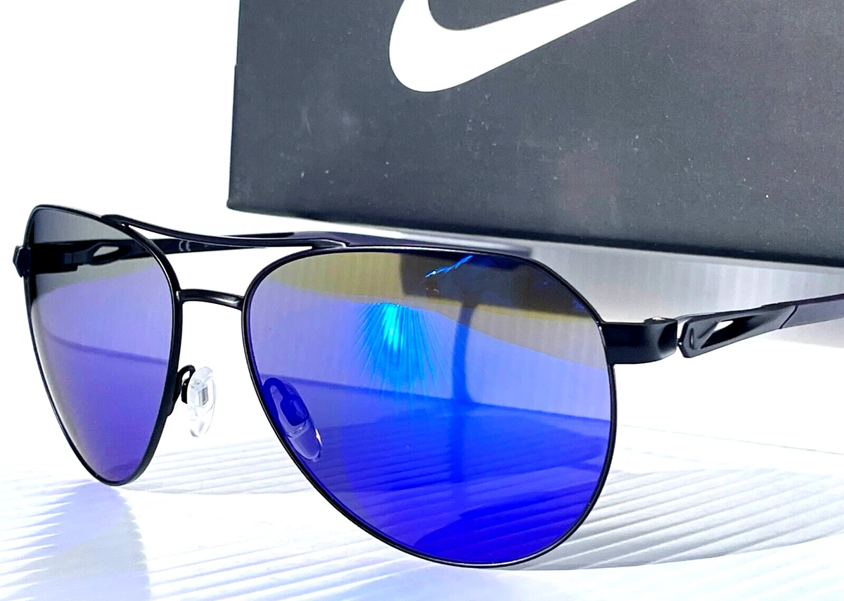 Nike Blue Lense Aviator Sunglasses Shop Ascendant 57mm Tinted Aviator Sunglasses on Sale at  main image 3