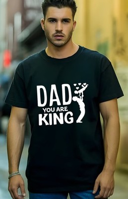PAPA T-SHIRT PAPA DU BIST KÖNIG PAPA INSPIRIERT OPA POPS VATERTAG GESCHENK TOP