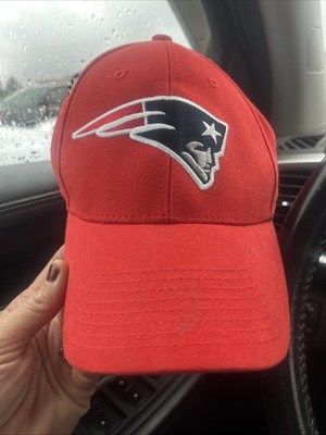 Red NFL TEAM New England Patriots Adjustable Hat Cap One Size