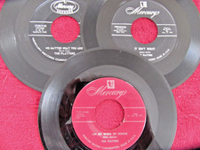 THE PLATTERS- On my word of honor--3 45rpm
