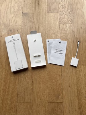 Original Apple Lightning to SD Card Camera Reader OVP NEU MD822ZM/A