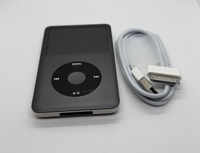 Apple iPod Classic 160 GB 7. Generation 7G Schwarz-Silber Top Zustand #042