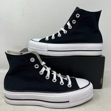 Converse Chuck Taylor All Star Lift Platform Canvas Black Women's 5.5 B-Grade 1