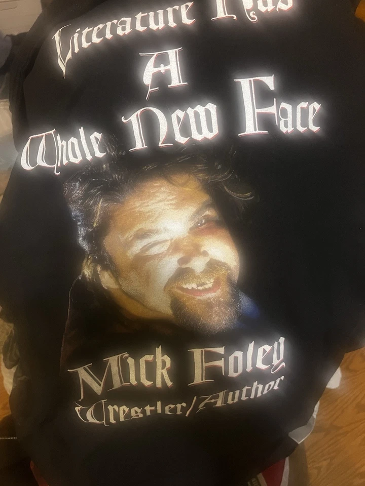 Camisa de autor Mick Foley 1999 RARA, ¡NUNCA USADA! Foto 3 de 3