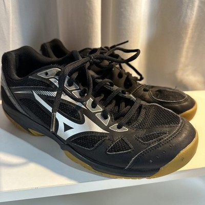 Mizuno Women's Cyclone Speed 2 Volleyball Shoes Black/Silver Sz 9  M